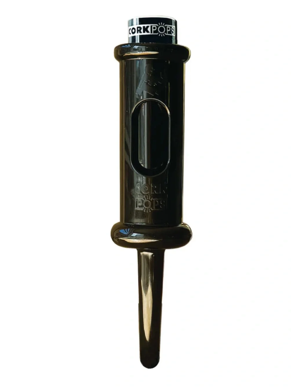 The Original Corkpops Black Automatic Wine Bottle Opener